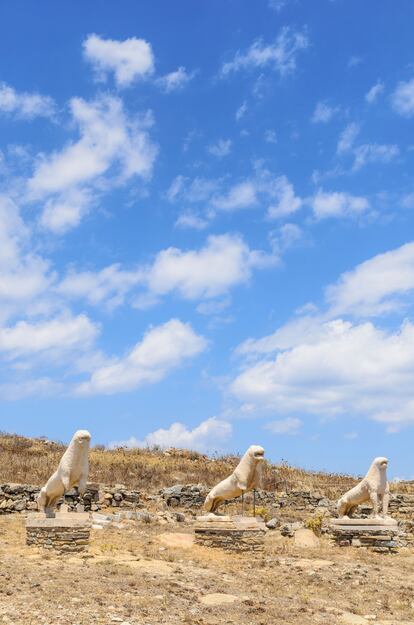 La Terraza de los Leones de Delos.