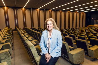 Jenny Johnson, President and CEO of Franklin Templeton, at the Beatriz Building in Madrid.