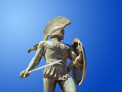 Estatua de Leónidas.